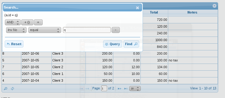 Trirand jquery