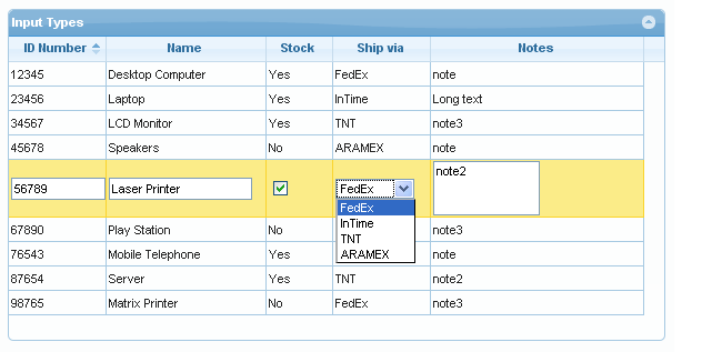 Inline Table Editing Using Jquery Get