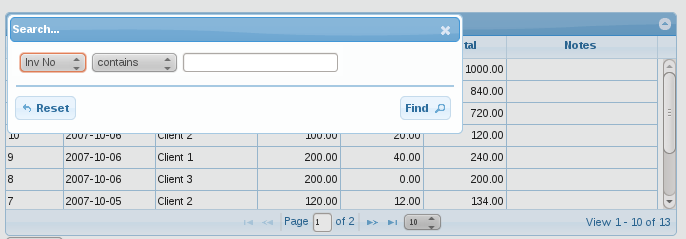 Trirand jquery